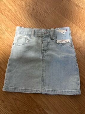Target Cat & Jack light denim toddler girl skirt 3t …255